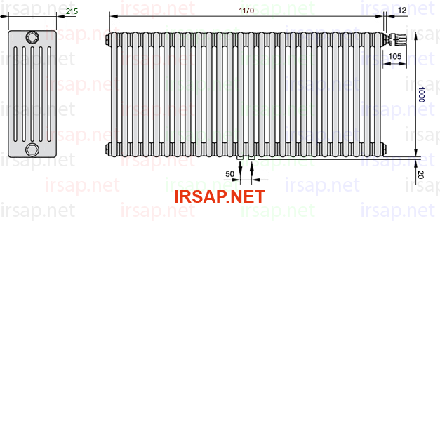 Радиатор IRSAP Tesi 61000/26 T52 CL 01